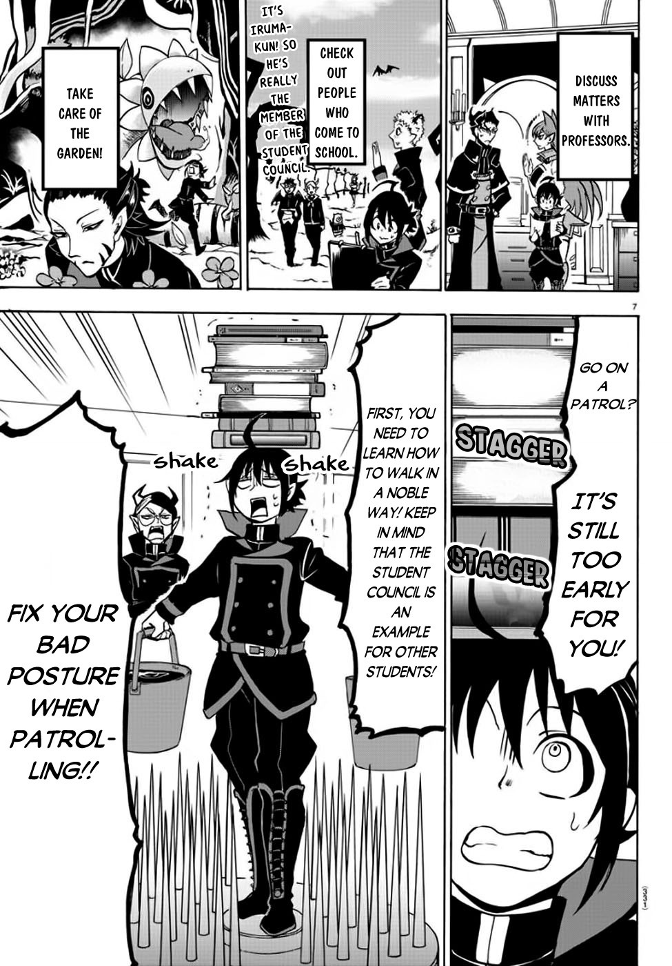 Mairimashita! Iruma-kun Chapter 47 page 7 - Chapter 47: The Cruel Student Council