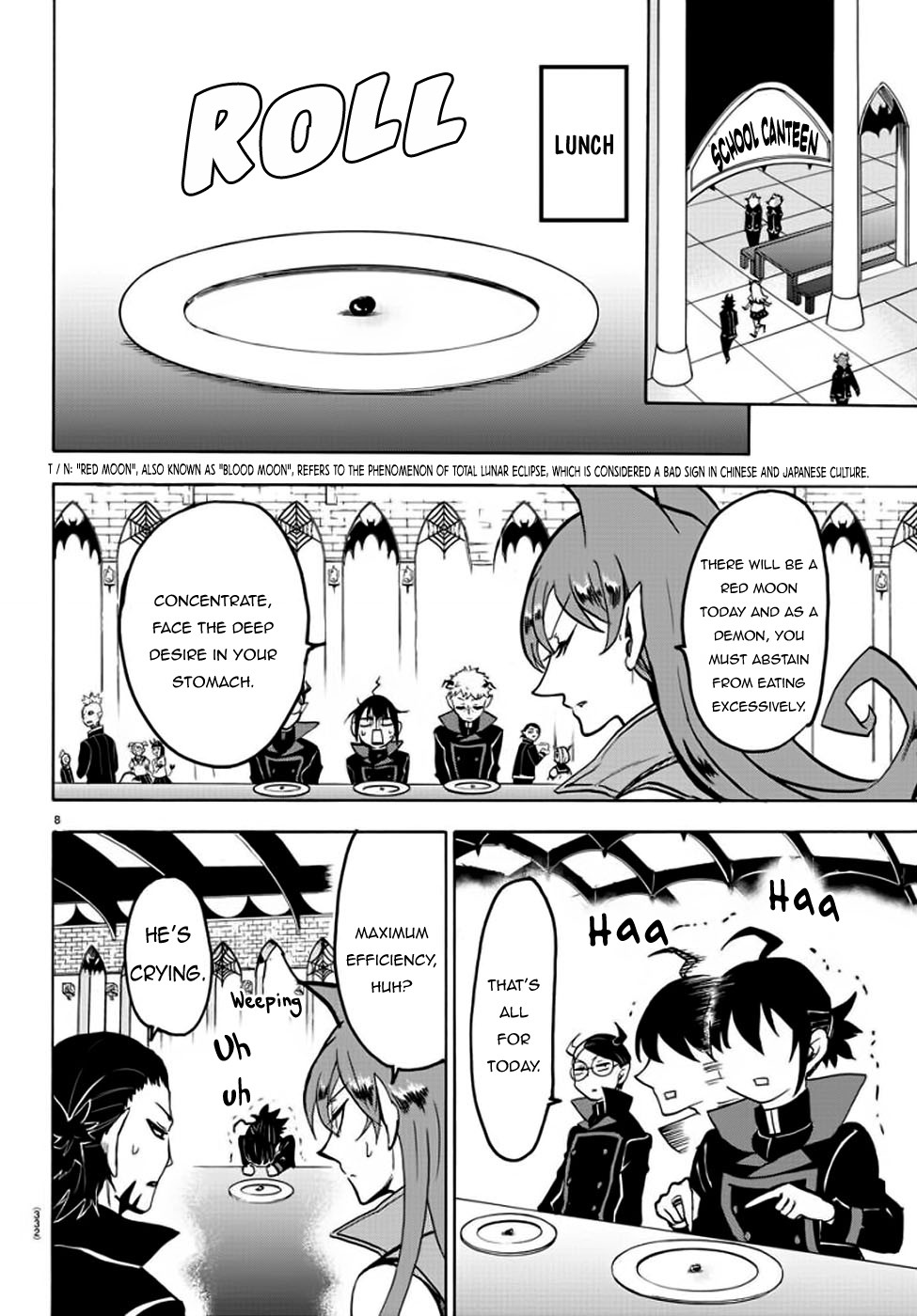 Mairimashita! Iruma-kun Chapter 47 page 8 - Chapter 47: The Cruel Student Council