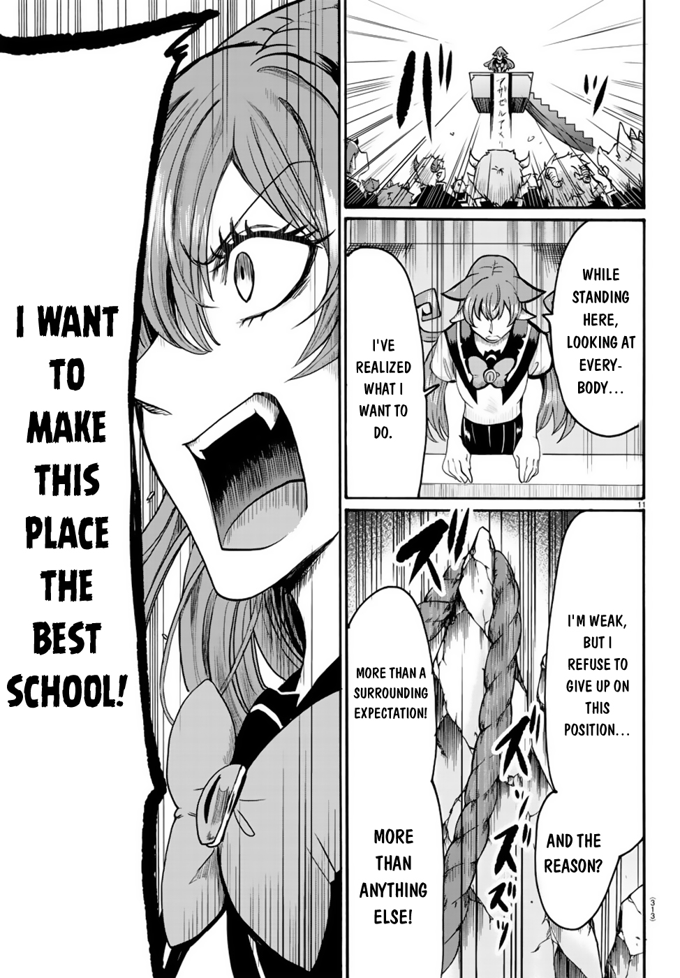 Mairimashita! Iruma-kun Chapter 52 page 12 - Chapter 52: President of the student council​’s scene