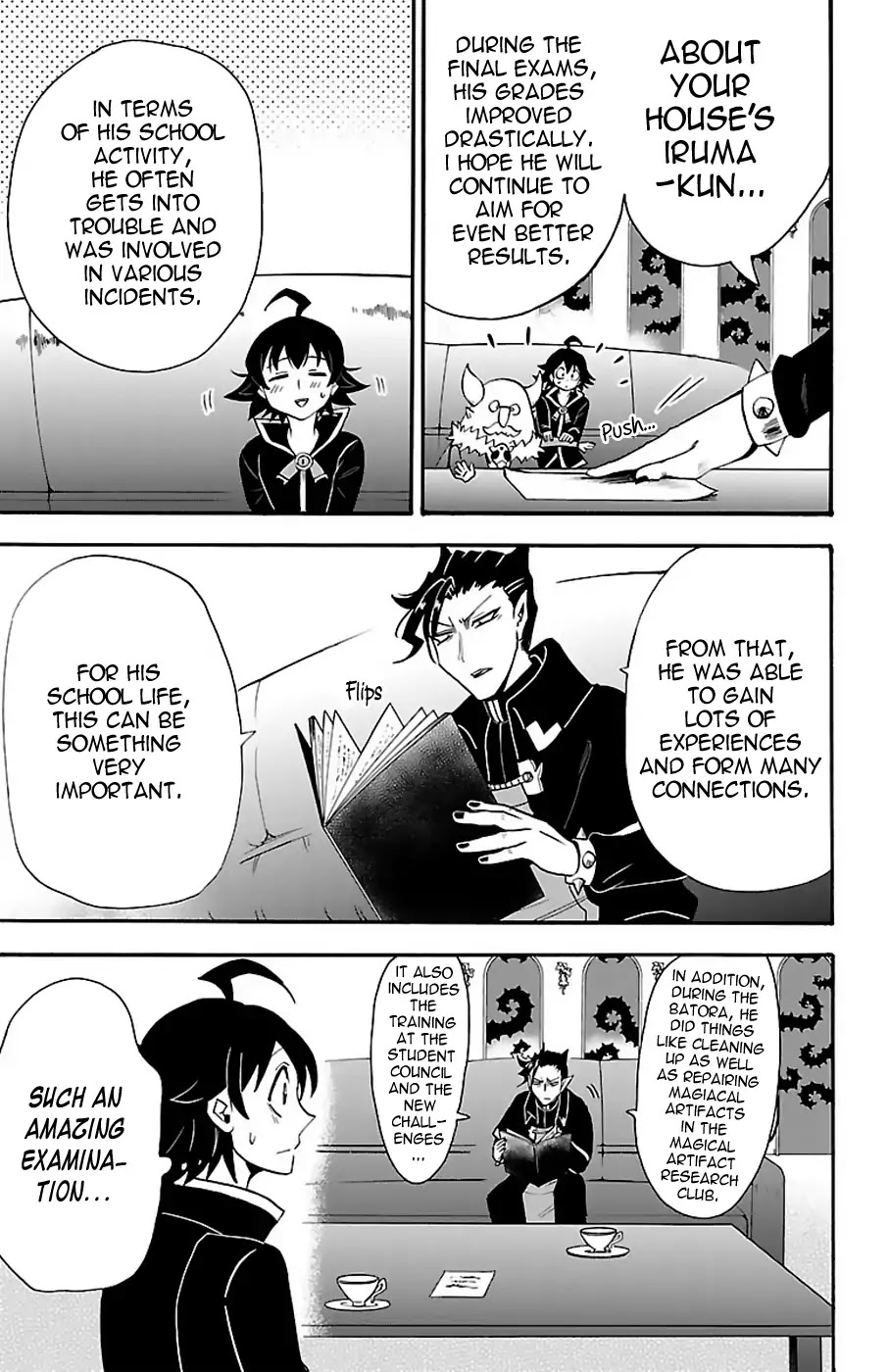 Mairimashita! Iruma-kun Chapter 68 page 15 - Chapter 68: Kalego-sensei's Home Visits