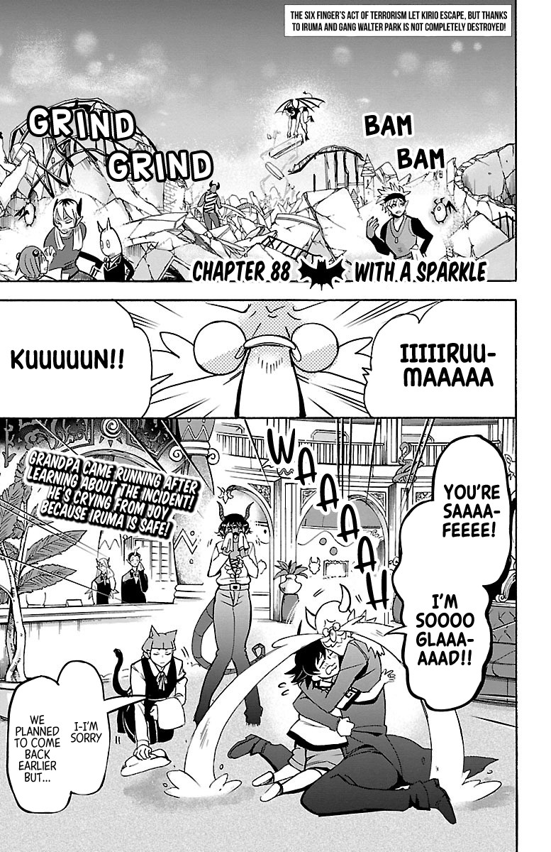 Mairimashita! Iruma-kun Chapter 88 page 1 - Chapter 88: With a Sparkle.