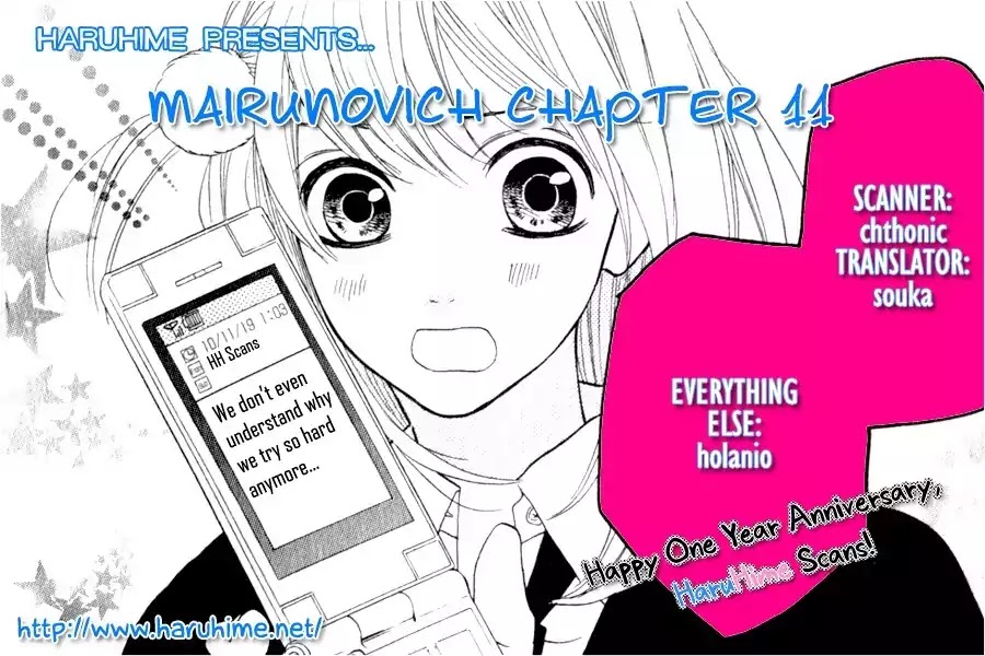 Mairunovich Chapter 11 page 30 - Chapter 11
