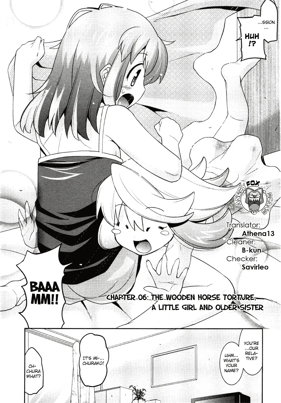 Maji Bura!? Chapter 6 page 3 - Chapter 6: The Wooden Horse Torture, A Little Girl and Older Sister