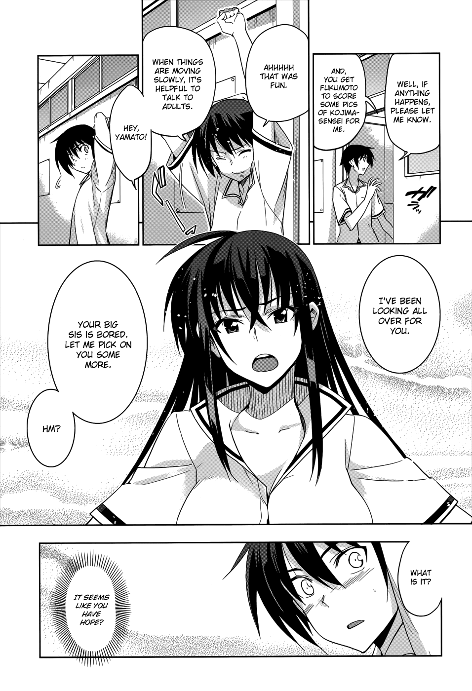 Maji de Watashi ni Koi Shinasai! Chapter 19.2 page 24 - Chapter 19 v2 : The World of the Big Sister and the Little Brother and sometimes Bea...