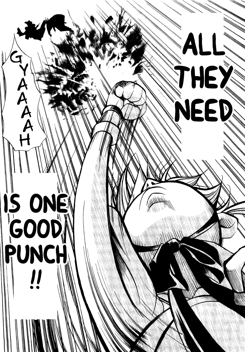 Majikaru Musou Tenshi Tsuki Irase!! Ryofuko-chan Chapter 1 page 54 - Chapter 1: Ryofuko Comes Down to the Human World and Beats Up Some Thugs