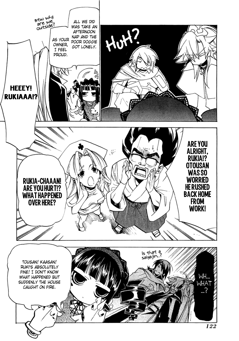 Majikaru Musou Tenshi Tsuki Irase!! Ryofuko-chan Chapter 3 page 32 - Chapter 3: Sou Moutoku Runs into the Weird Gozu+Mezu, Kakou Genjou Drinks Tea