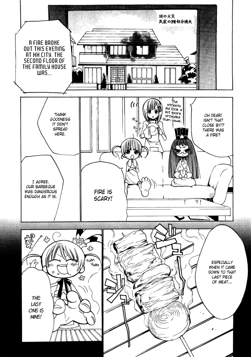 Majikaru Musou Tenshi Tsuki Irase!! Ryofuko-chan Chapter 3 page 34 - Chapter 3: Sou Moutoku Runs into the Weird Gozu+Mezu, Kakou Genjou Drinks Tea