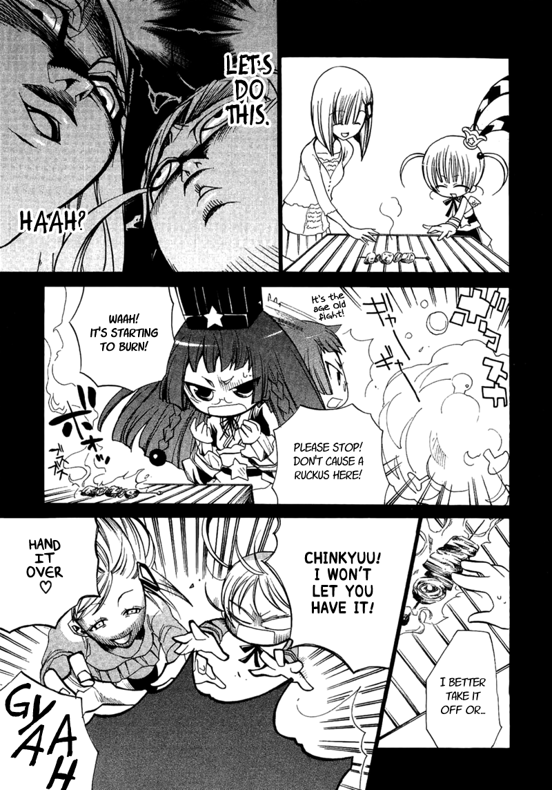Majikaru Musou Tenshi Tsuki Irase!! Ryofuko-chan Chapter 3 page 35 - Chapter 3: Sou Moutoku Runs into the Weird Gozu+Mezu, Kakou Genjou Drinks Tea