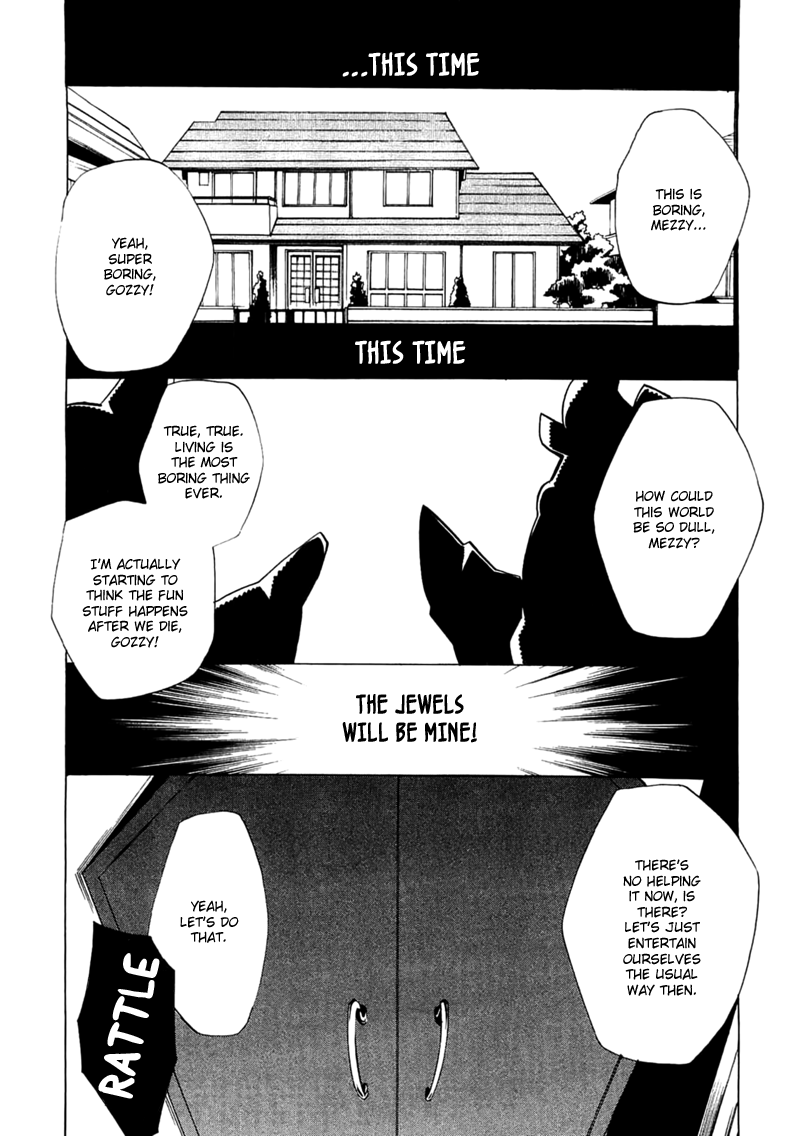 Majikaru Musou Tenshi Tsuki Irase!! Ryofuko-chan Chapter 3 page 6 - Chapter 3: Sou Moutoku Runs into the Weird Gozu+Mezu, Kakou Genjou Drinks Tea