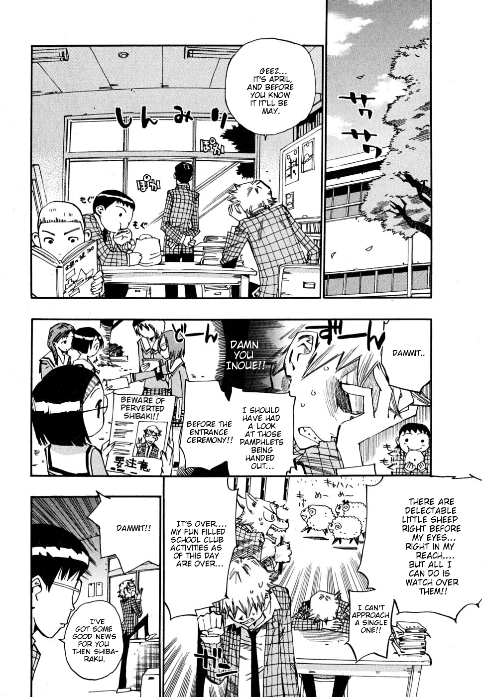 Majimoji Rurumo Chapter 10.2 page 3 - Chapter 10 v2 : 10th Spell - Welcome To Our Club Little Sheep