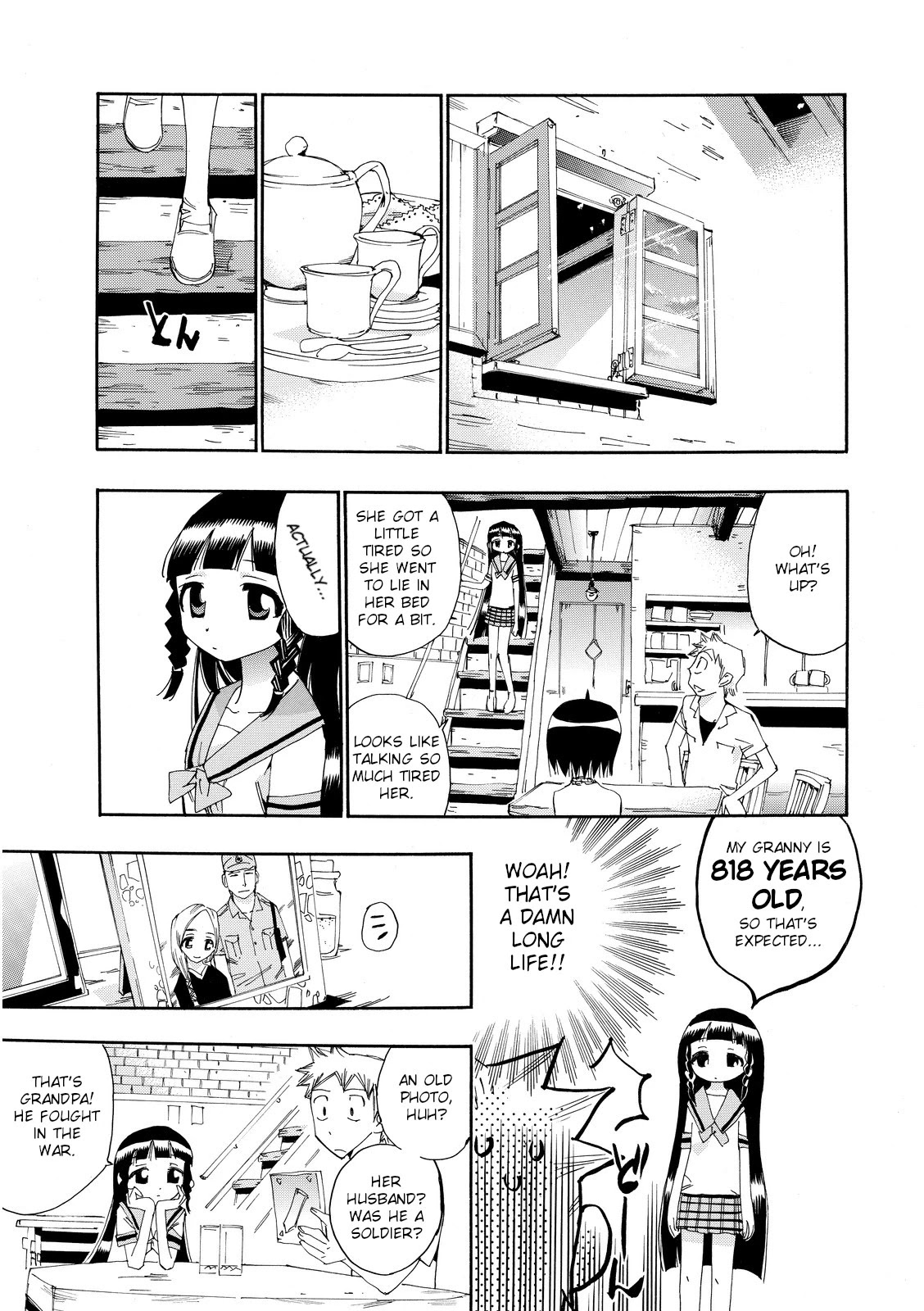 Majimoji Rurumo Chapter 25 page 17 - Chapter 25: A Gift for Grandma