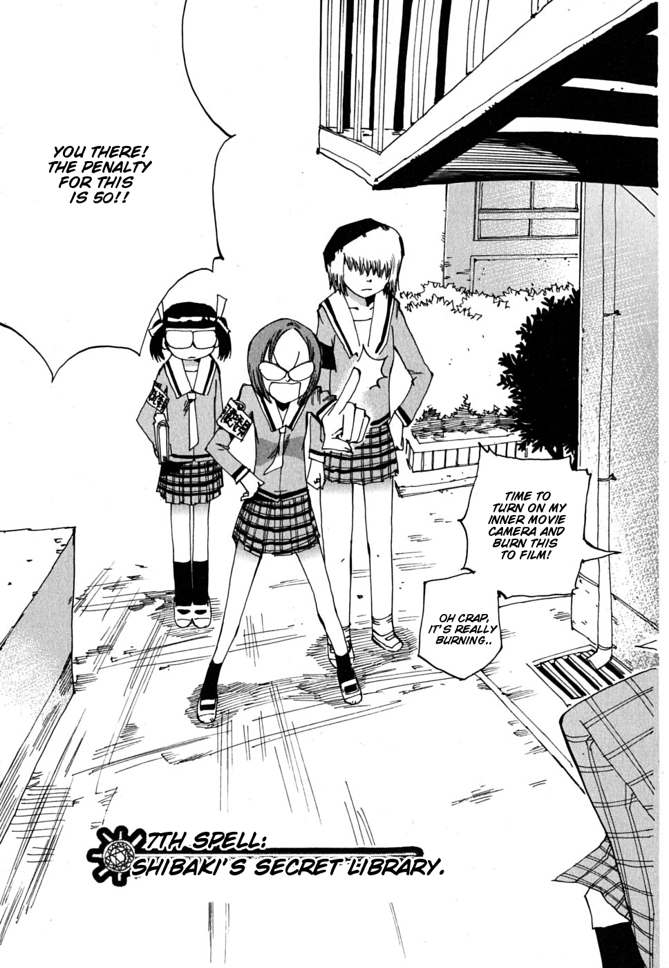 Majimoji Rurumo Chapter 7.2 page 4 - Chapter 7 v2 : 7th Spell - Shibaki's Secret Library