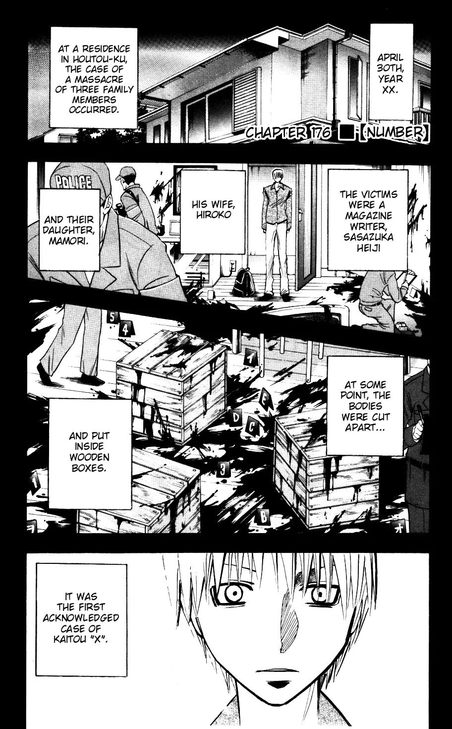 Majin Tantei Nougami Neuro Chapter 176 page 1 - Chapter 176: Number