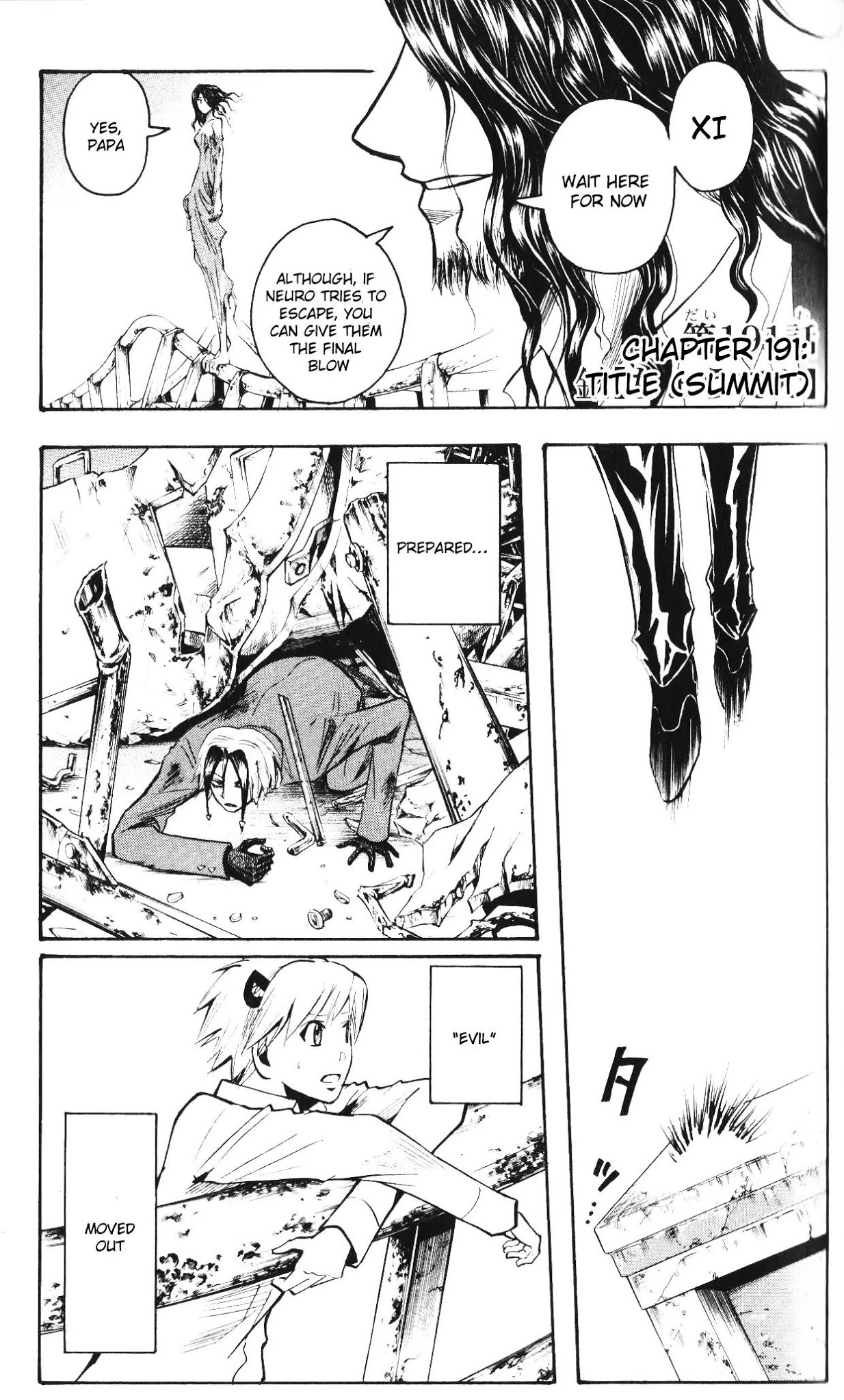 Majin Tantei Nougami Neuro Chapter 191 page 1 - Chapter 191: Title