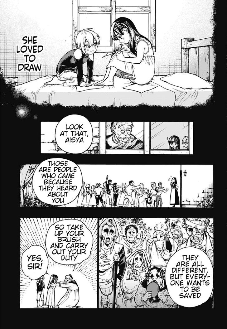 Majo no Kaigashuu Chapter 1 page 9 - Chapter 1 : The Witch and the Monstrous Paintings