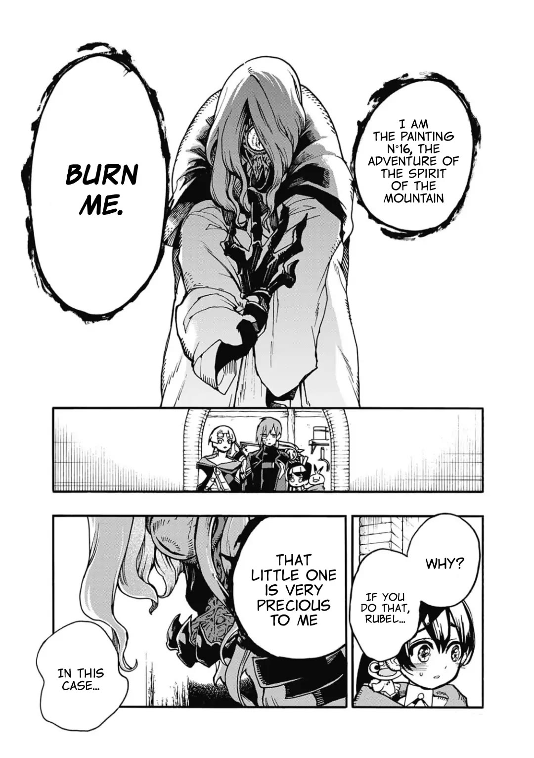 Majo no Kaigashuu Chapter 14 page 9 - Chapter 14: A white lie