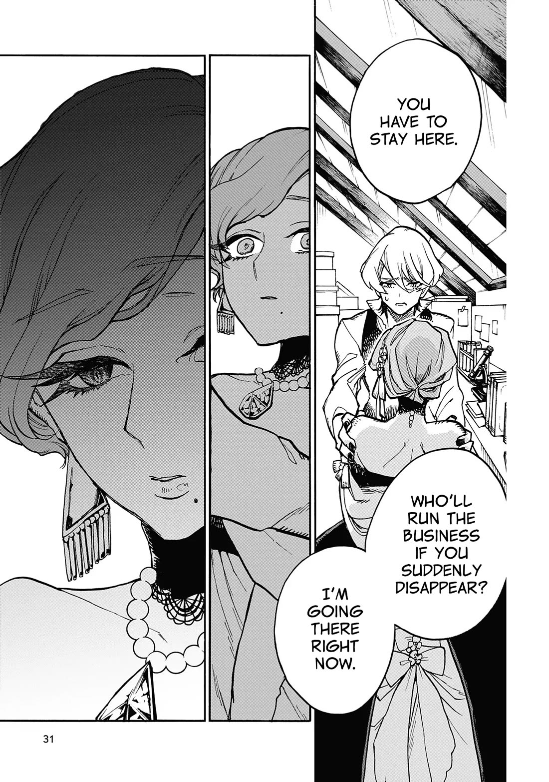 Majo no Kaigashuu Chapter 16 page 30 - Chapter 16: A flower in a palace