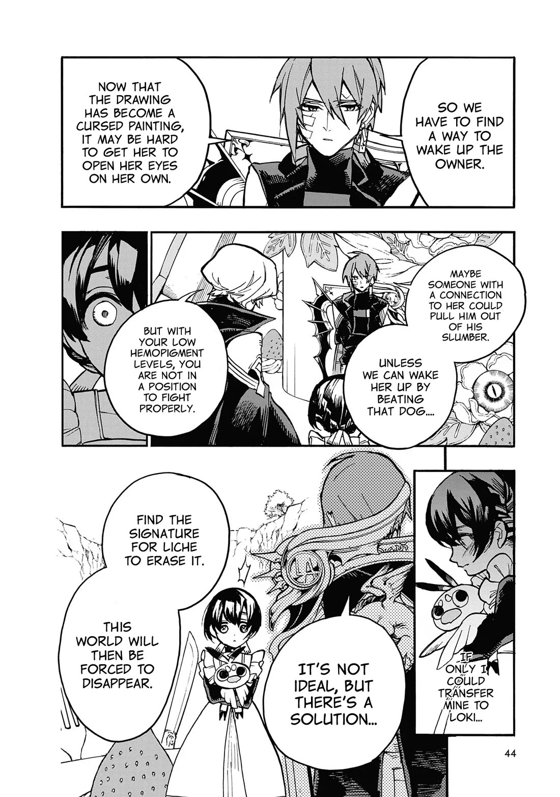 Majo no Kaigashuu Chapter 16 page 42 - Chapter 16: A flower in a palace