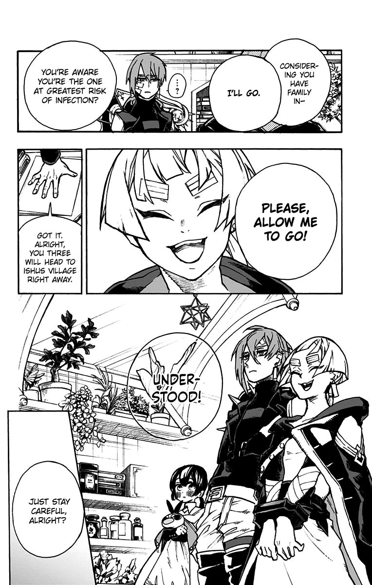 Majo no Kaigashuu Chapter 6 page 10 - Chapter 6: Black Shadow Over Ishus