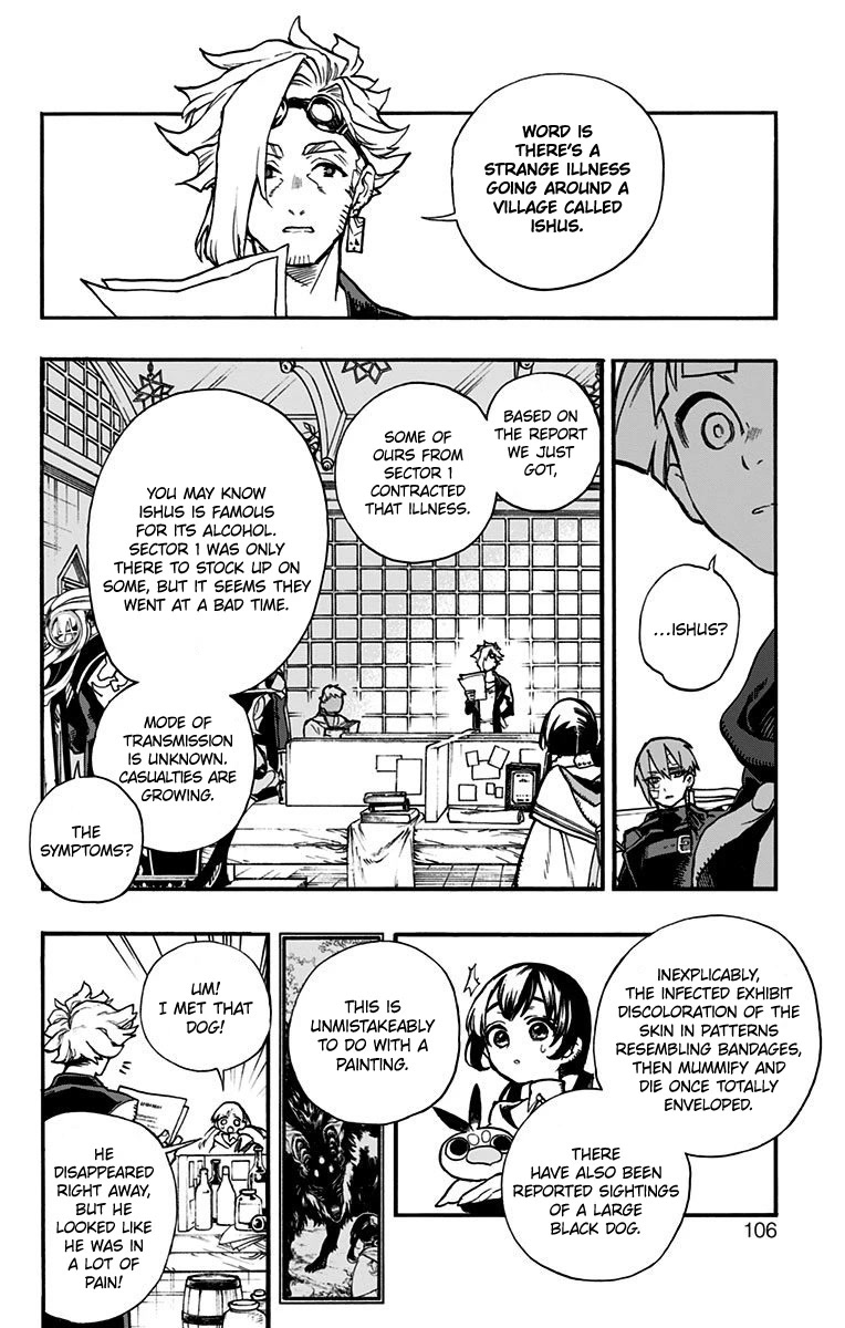 Majo no Kaigashuu Chapter 6 page 8 - Chapter 6: Black Shadow Over Ishus