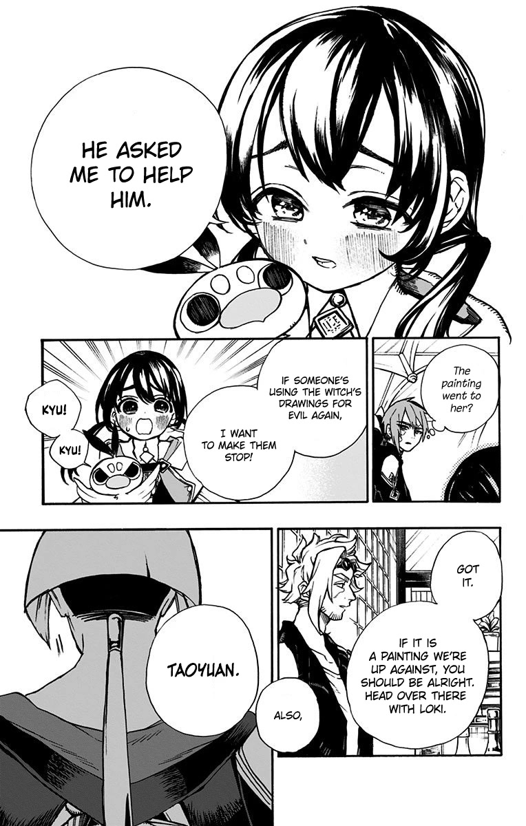 Majo no Kaigashuu Chapter 6 page 9 - Chapter 6: Black Shadow Over Ishus
