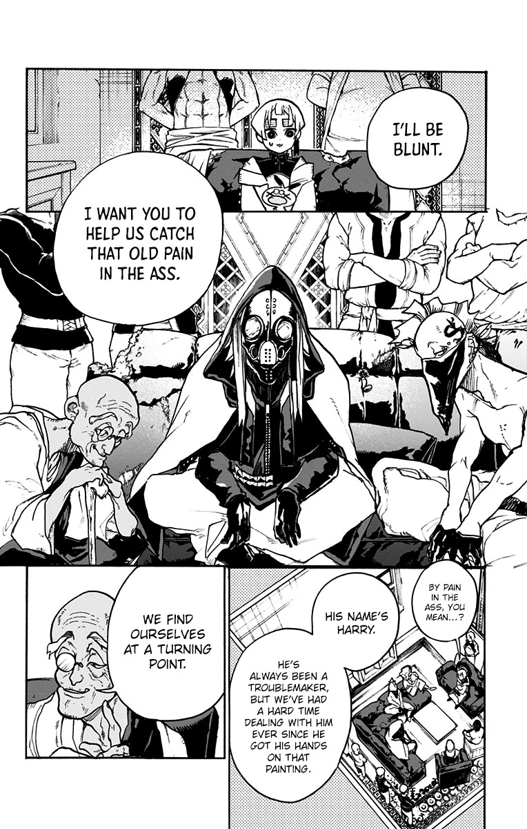 Majo no Kaigashuu Chapter 9 page 23 - Chapter 9: The City of Freedom and Disorder