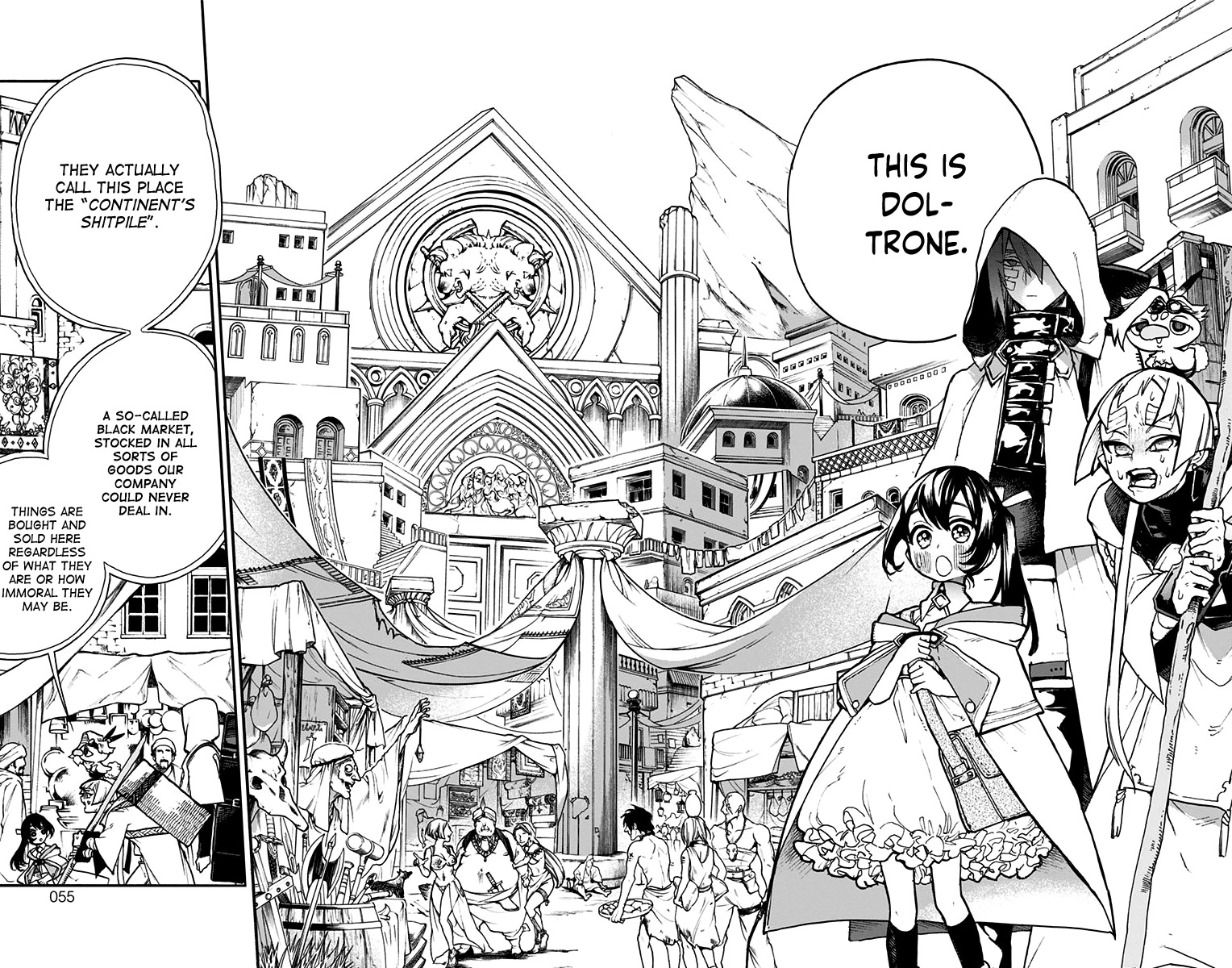 Majo no Kaigashuu Chapter 9 page 6 - Chapter 9: The City of Freedom and Disorder