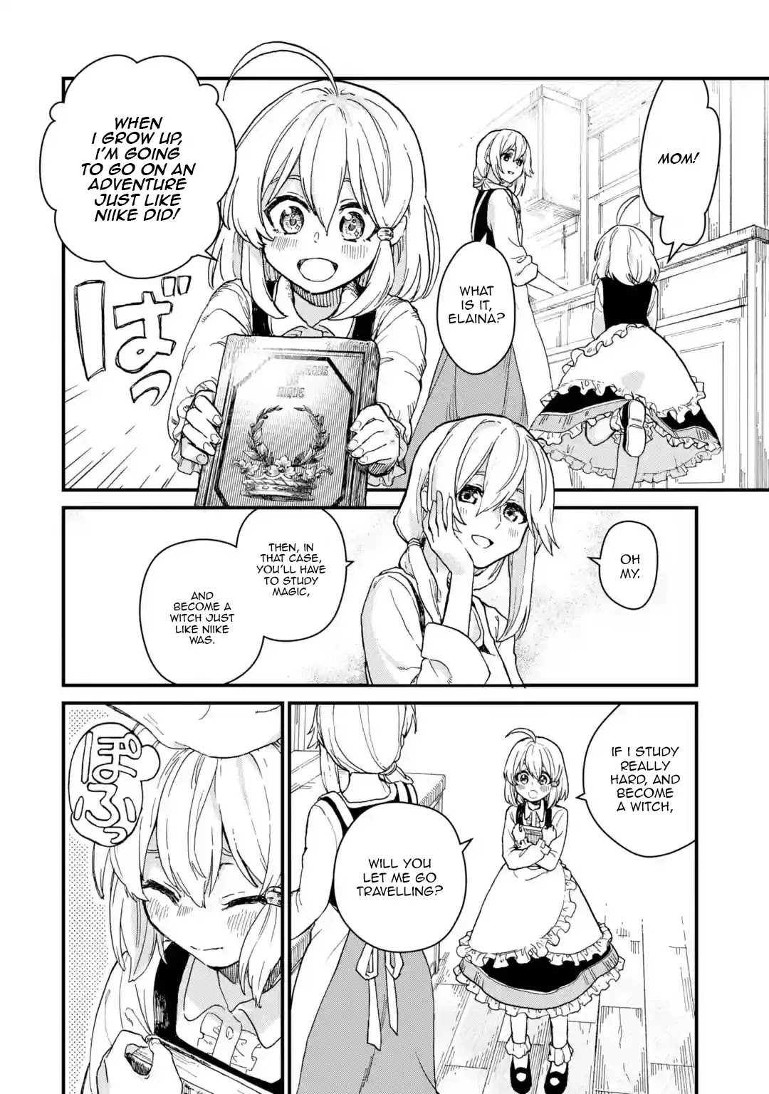 Majo no Tabitabi: The Journey of Elaina Chapter 1 page 2 - Chapter 1: The Country of Magicians