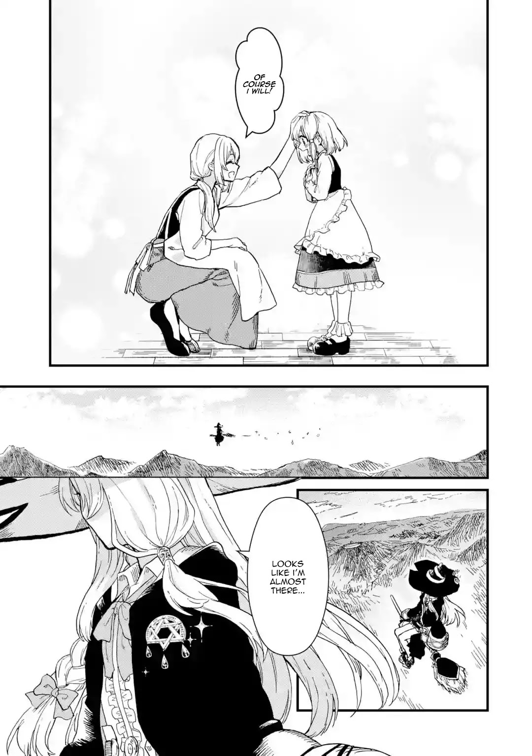 Majo no Tabitabi: The Journey of Elaina Chapter 1 page 3 - Chapter 1: The Country of Magicians