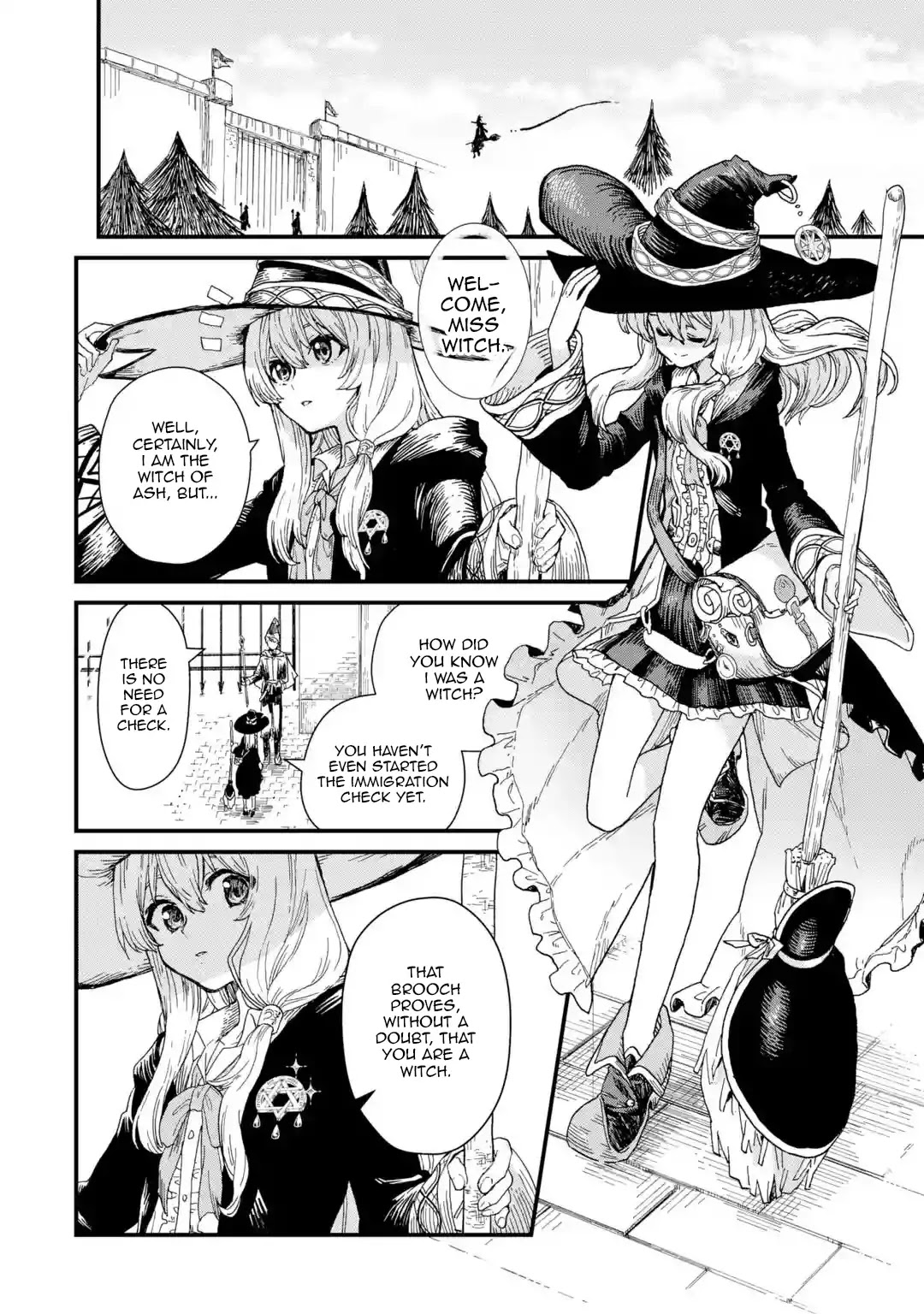 Majo no Tabitabi: The Journey of Elaina Chapter 1 page 5 - Chapter 1: The Country of Magicians