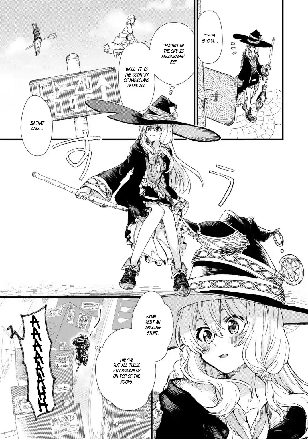 Majo no Tabitabi: The Journey of Elaina Chapter 1 page 8 - Chapter 1: The Country of Magicians