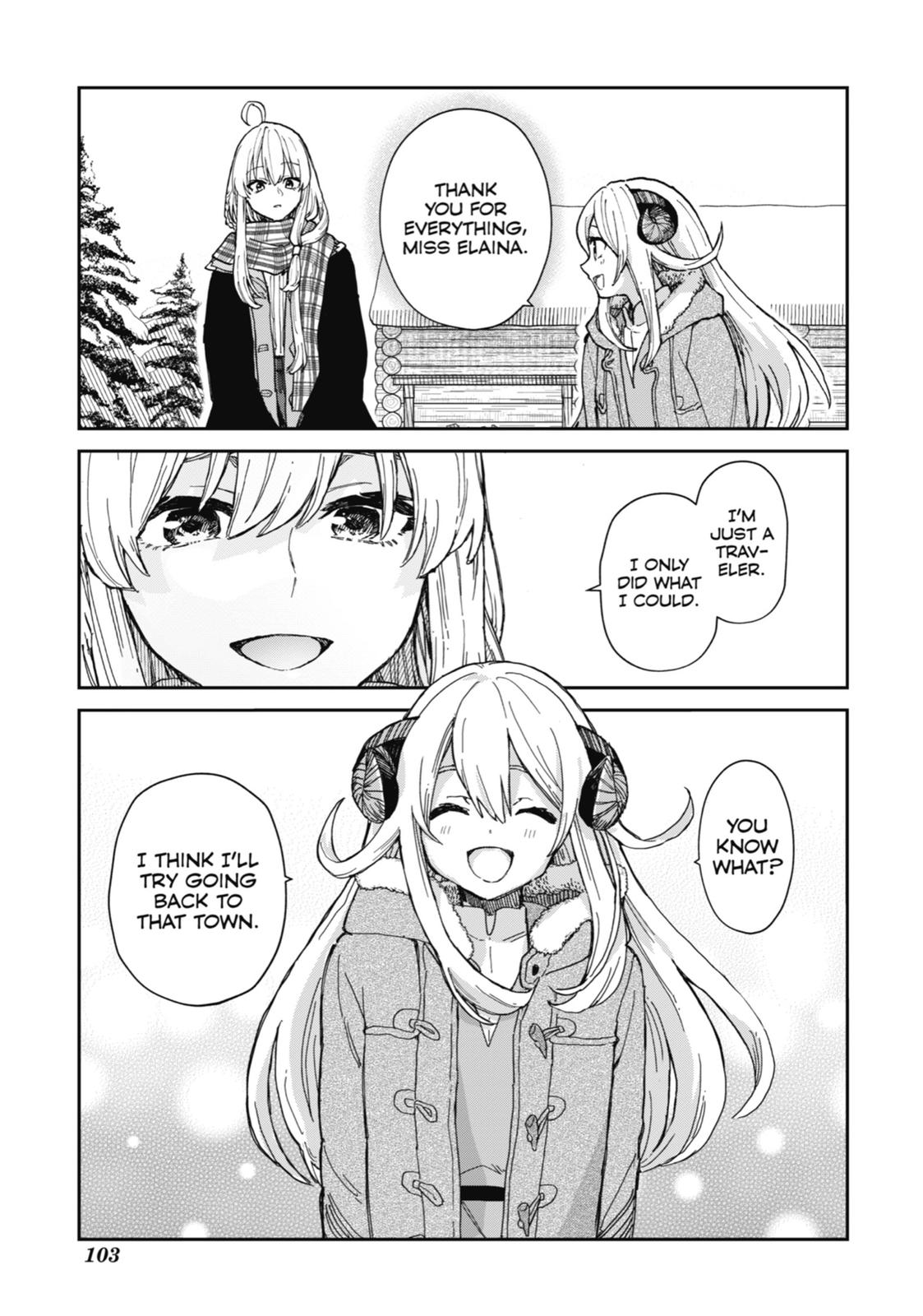 Majo no Tabitabi: The Journey of Elaina Chapter 10 page 56 - Chapter 10
