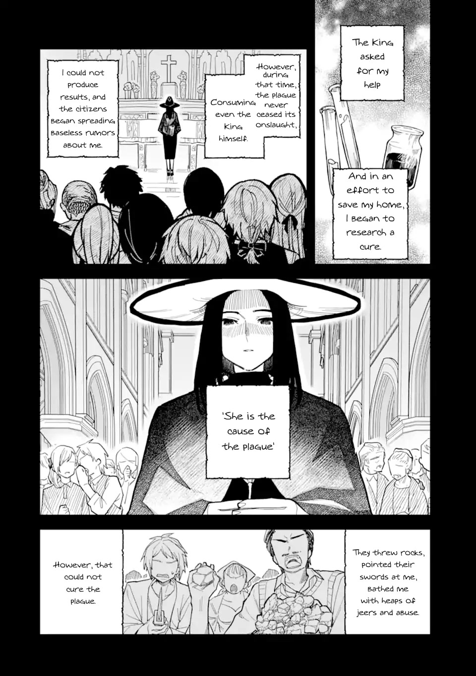 Majo no Tabitabi: The Journey of Elaina Chapter 15.2 page 4 - Chapter 15.2: The Town Encased In Ice