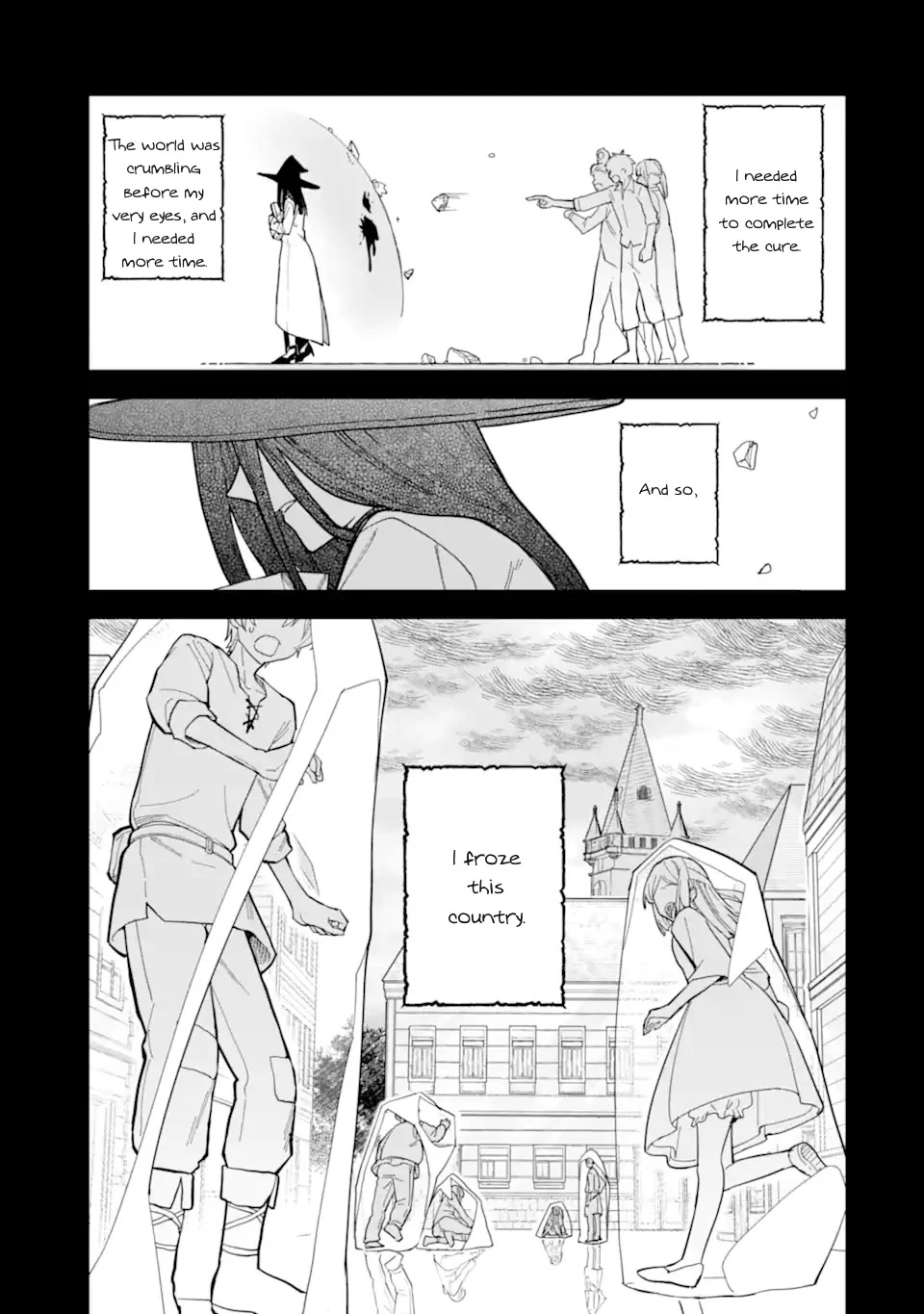 Majo no Tabitabi: The Journey of Elaina Chapter 15.2 page 5 - Chapter 15.2: The Town Encased In Ice