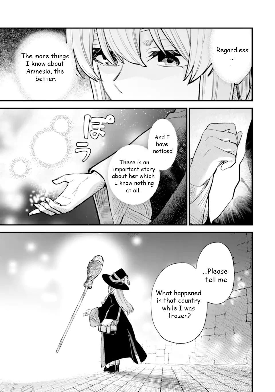 Majo no Tabitabi: The Journey of Elaina Chapter 17.2 page 4 - Chapter 17.2: Amnesia's Forgotten Homecoming