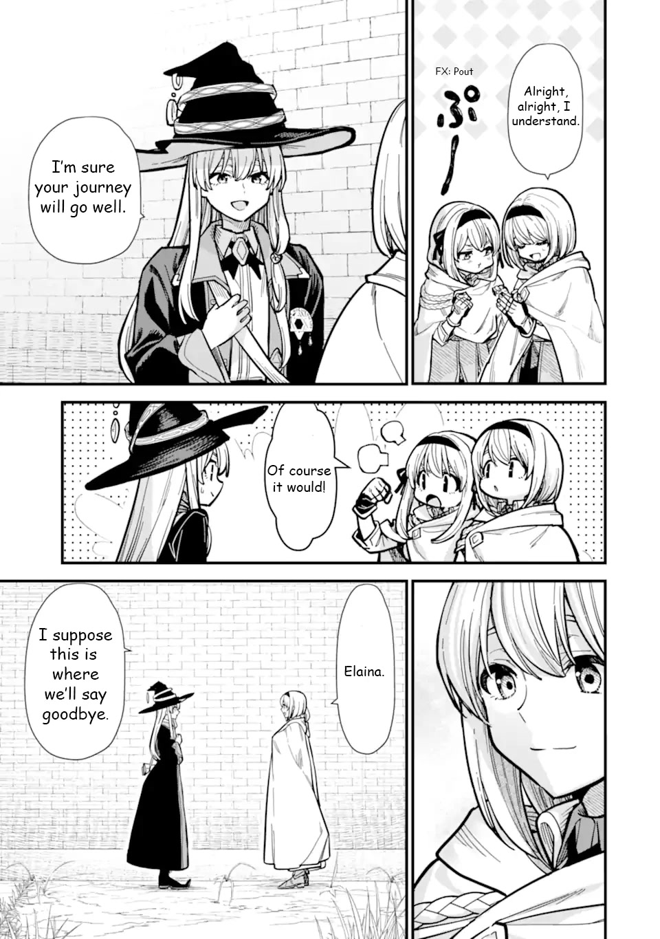 Majo no Tabitabi: The Journey of Elaina Chapter 18.2 page 12 - Chapter 18.2: Amnesia's Forgotten Homecoming