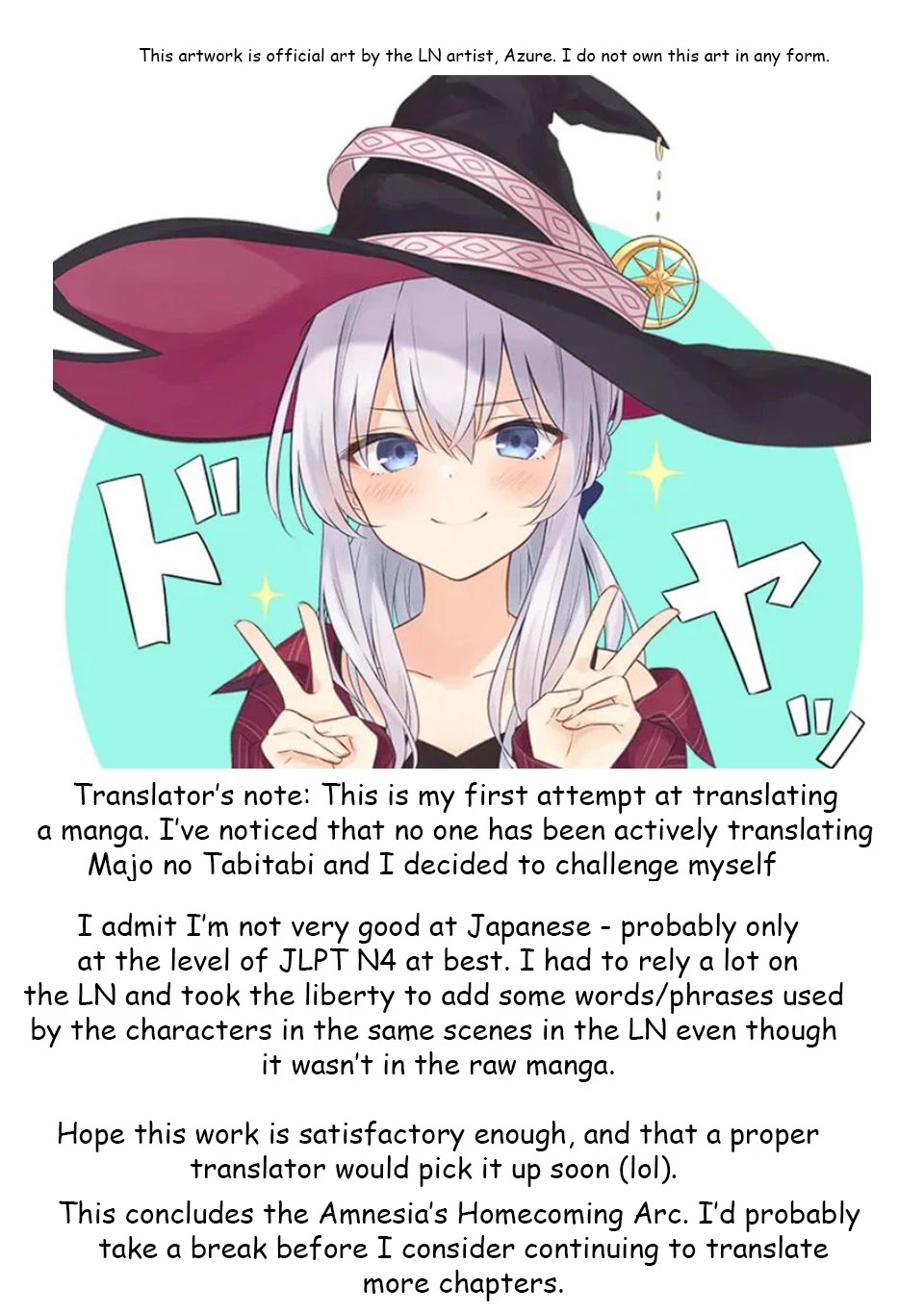Majo no Tabitabi: The Journey of Elaina Chapter 18.2 page 21 - Chapter 18.2: Amnesia's Forgotten Homecoming