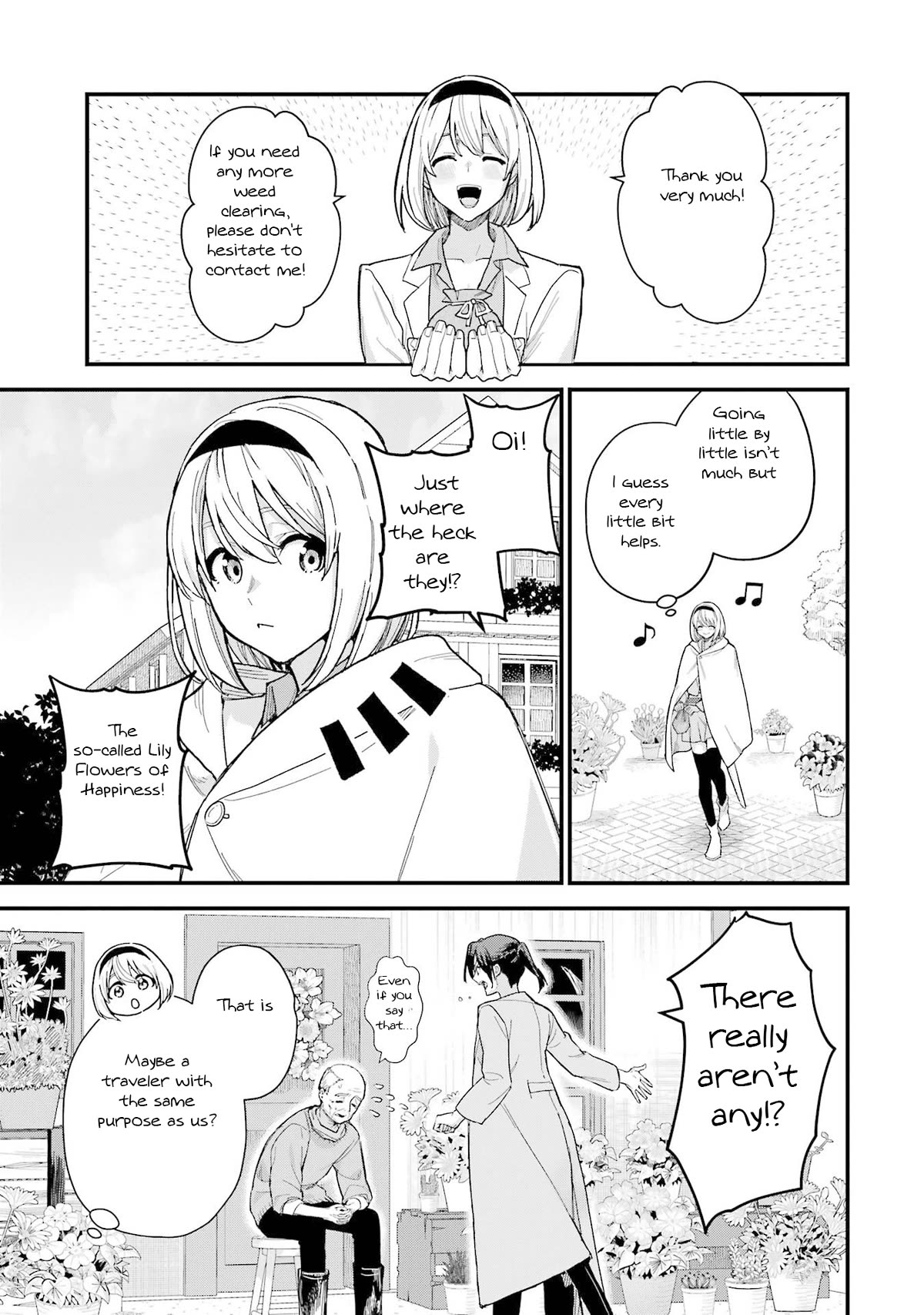 Majo no Tabitabi: The Journey of Elaina Chapter 19 page 14 - Chapter 19: Honeymoon and the Lily Flowers of Happiness