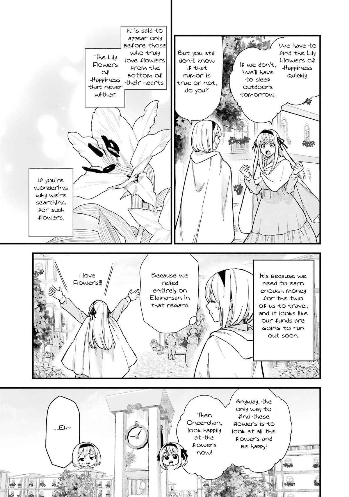 Majo no Tabitabi: The Journey of Elaina Chapter 19 page 4 - Chapter 19: Honeymoon and the Lily Flowers of Happiness