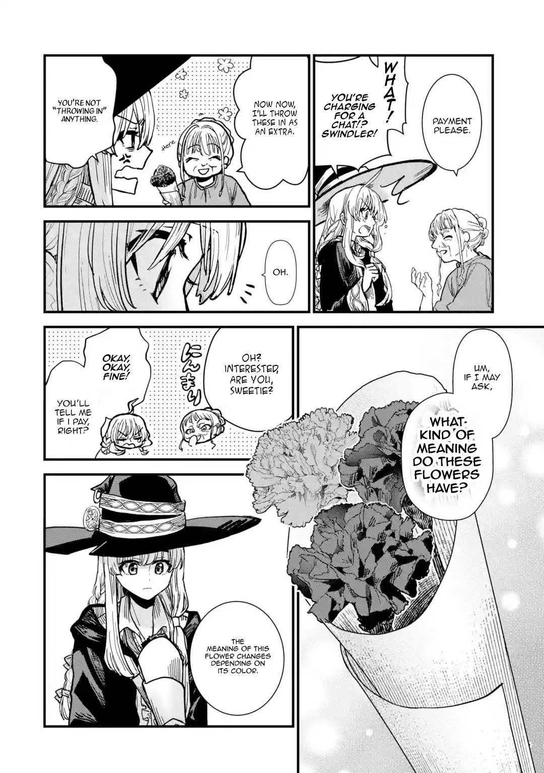 Majo no Tabitabi: The Journey of Elaina Chapter 2 page 21 - Chapter 2: The Country of Flowers