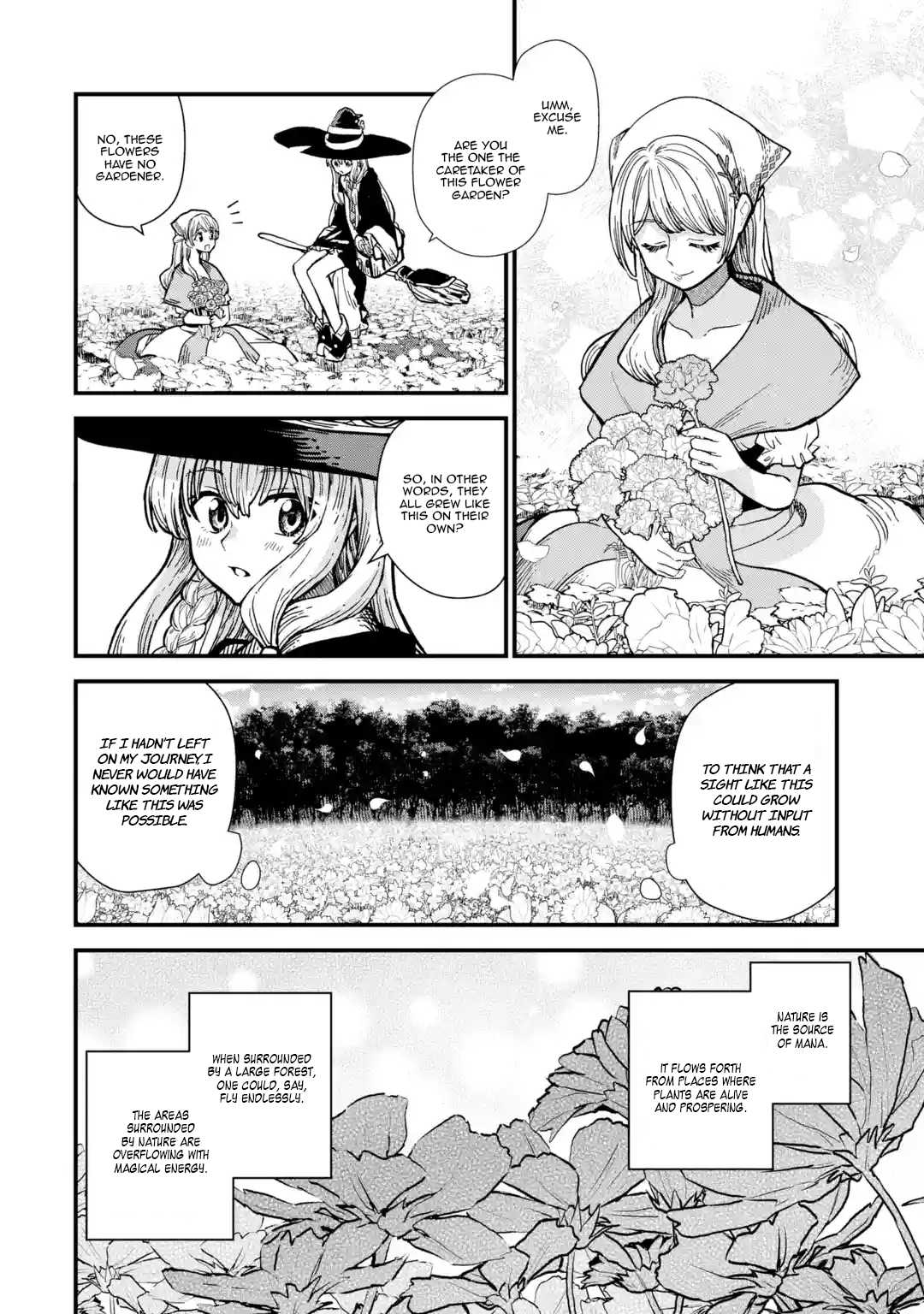 Majo no Tabitabi: The Journey of Elaina Chapter 2 page 3 - Chapter 2: The Country of Flowers