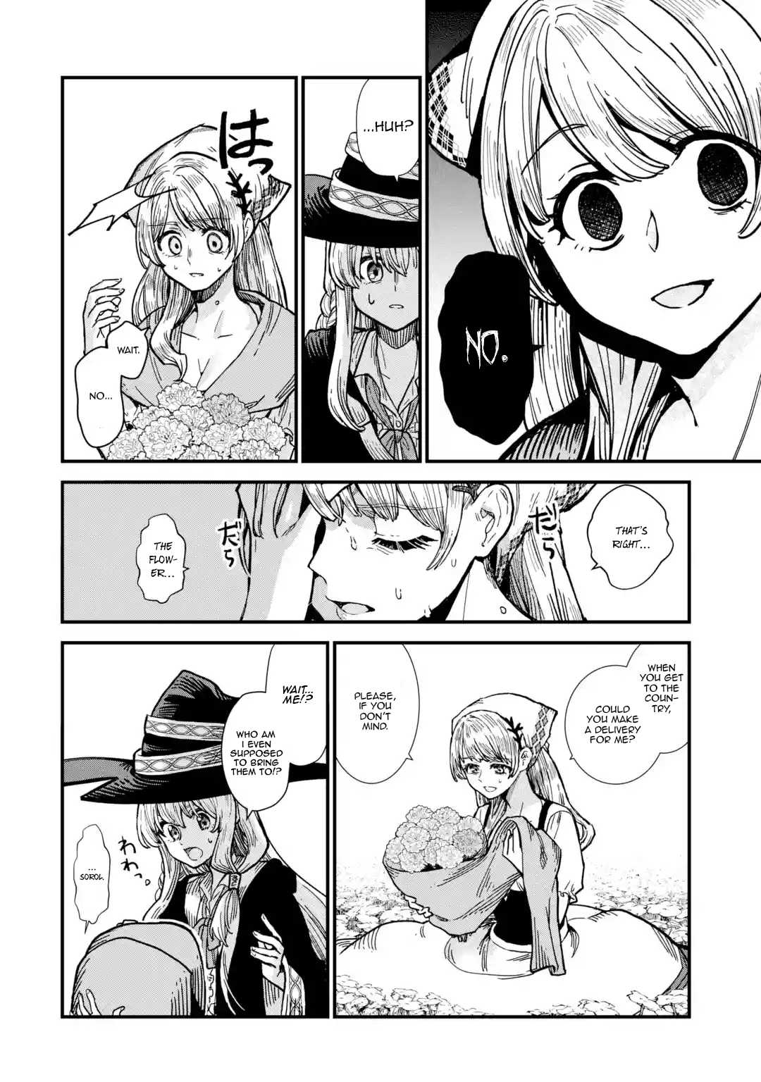 Majo no Tabitabi: The Journey of Elaina Chapter 2 page 5 - Chapter 2: The Country of Flowers