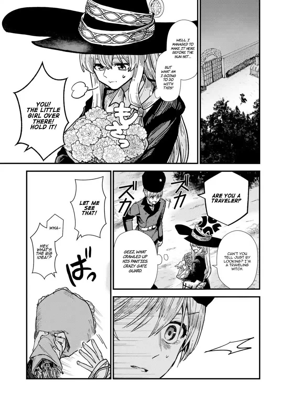 Majo no Tabitabi: The Journey of Elaina Chapter 2 page 8 - Chapter 2: The Country of Flowers