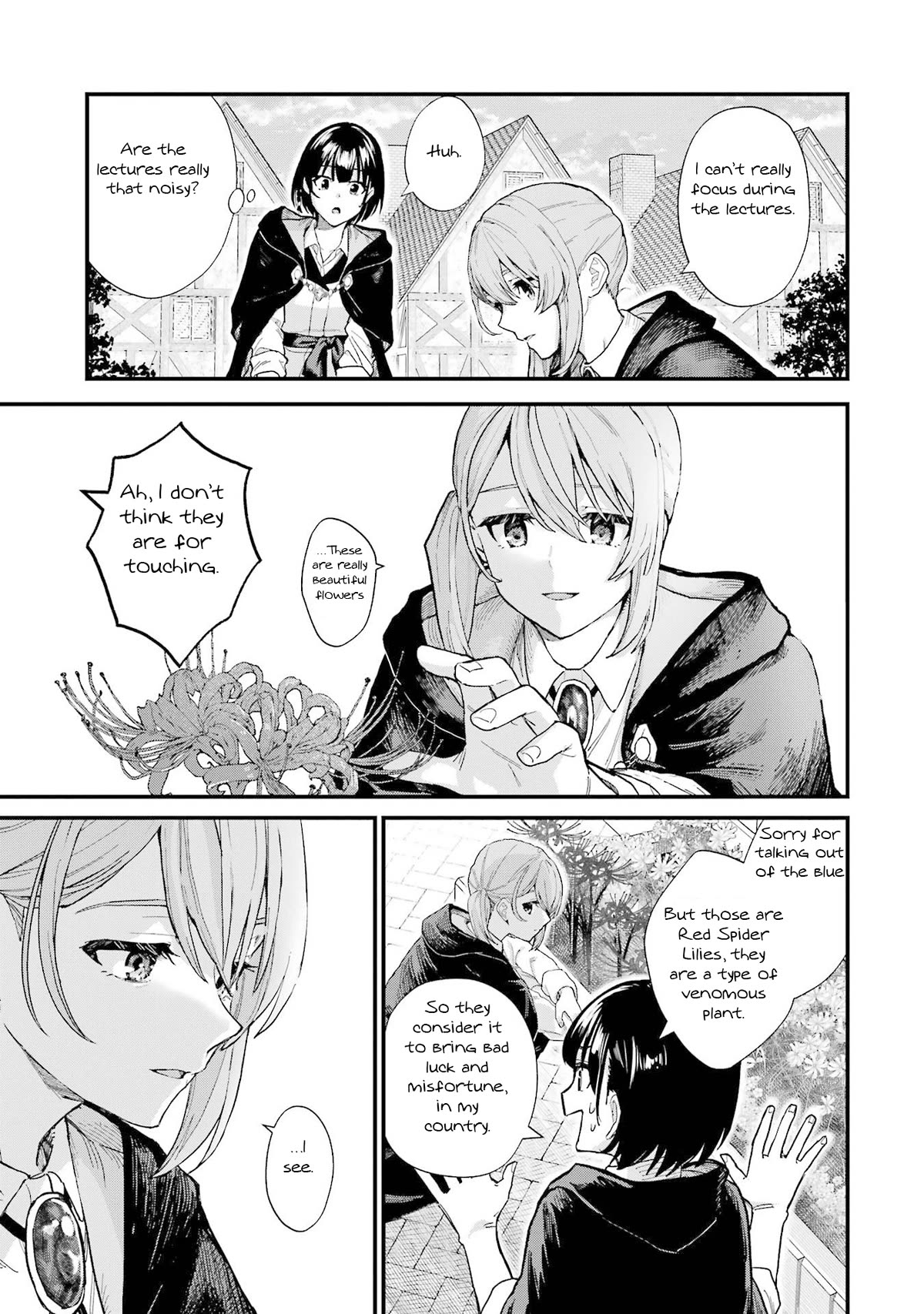 Majo no Tabitabi: The Journey of Elaina Chapter 20 page 4 - Chapter 20: The Spider Lily Blossoms in Loneliness(First Part)