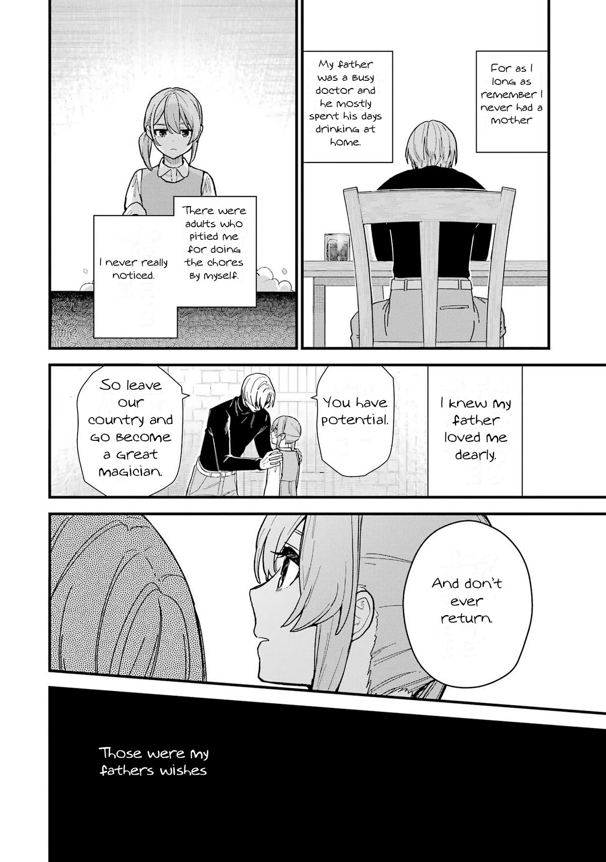 Majo no Tabitabi: The Journey of Elaina Chapter 21 page 3 - Chapter 21: The Spider Lily Blossoms in Loneliness (Part 2)