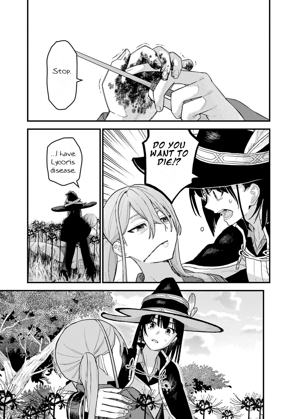 Majo no Tabitabi: The Journey of Elaina Chapter 21 page 40 - Chapter 21: The Spider Lily Blossoms in Loneliness (Part 2)