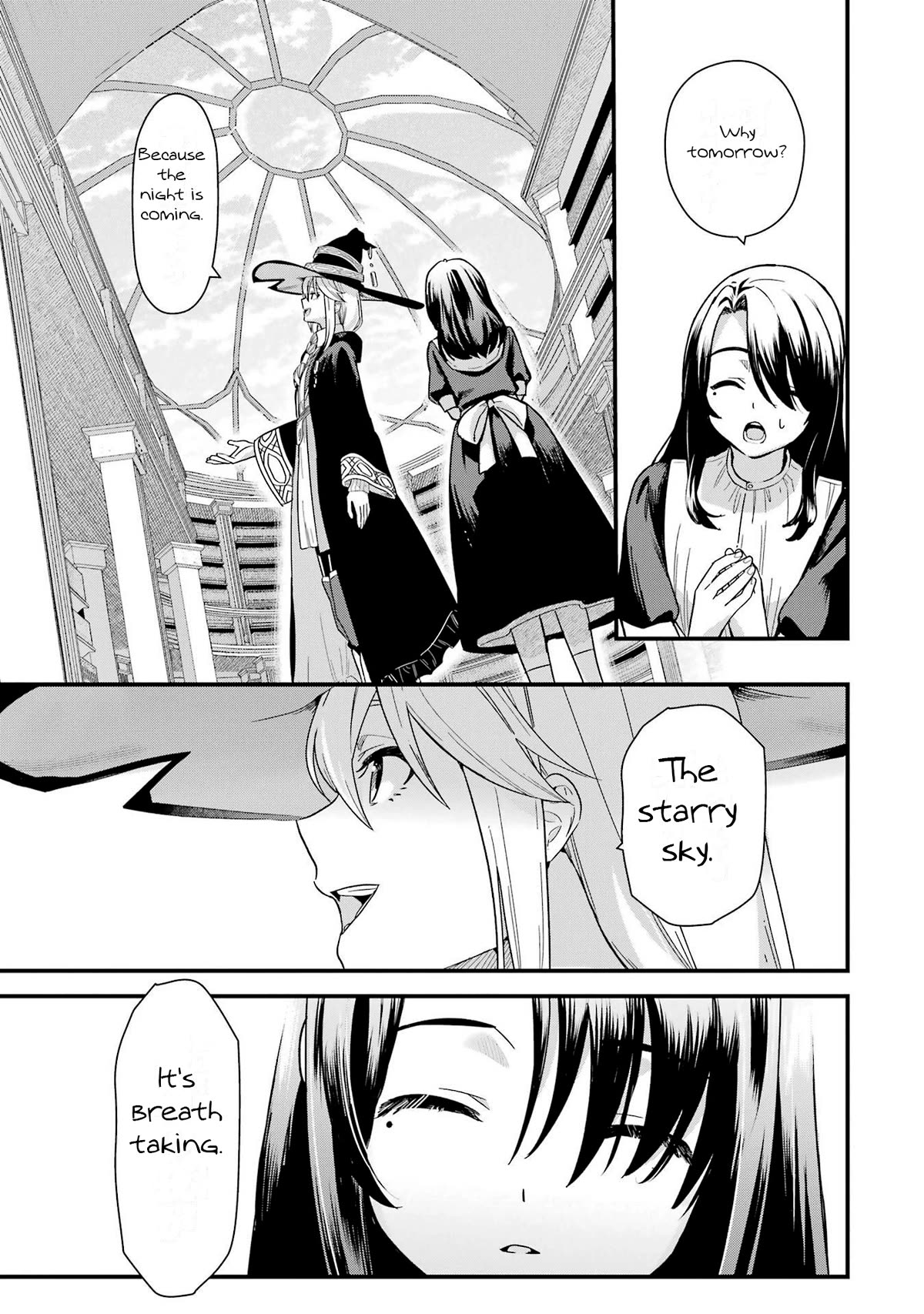 Majo no Tabitabi: The Journey of Elaina Chapter 22 page 12 - Chapter 22: The Stardust Fills The Night(First Part)