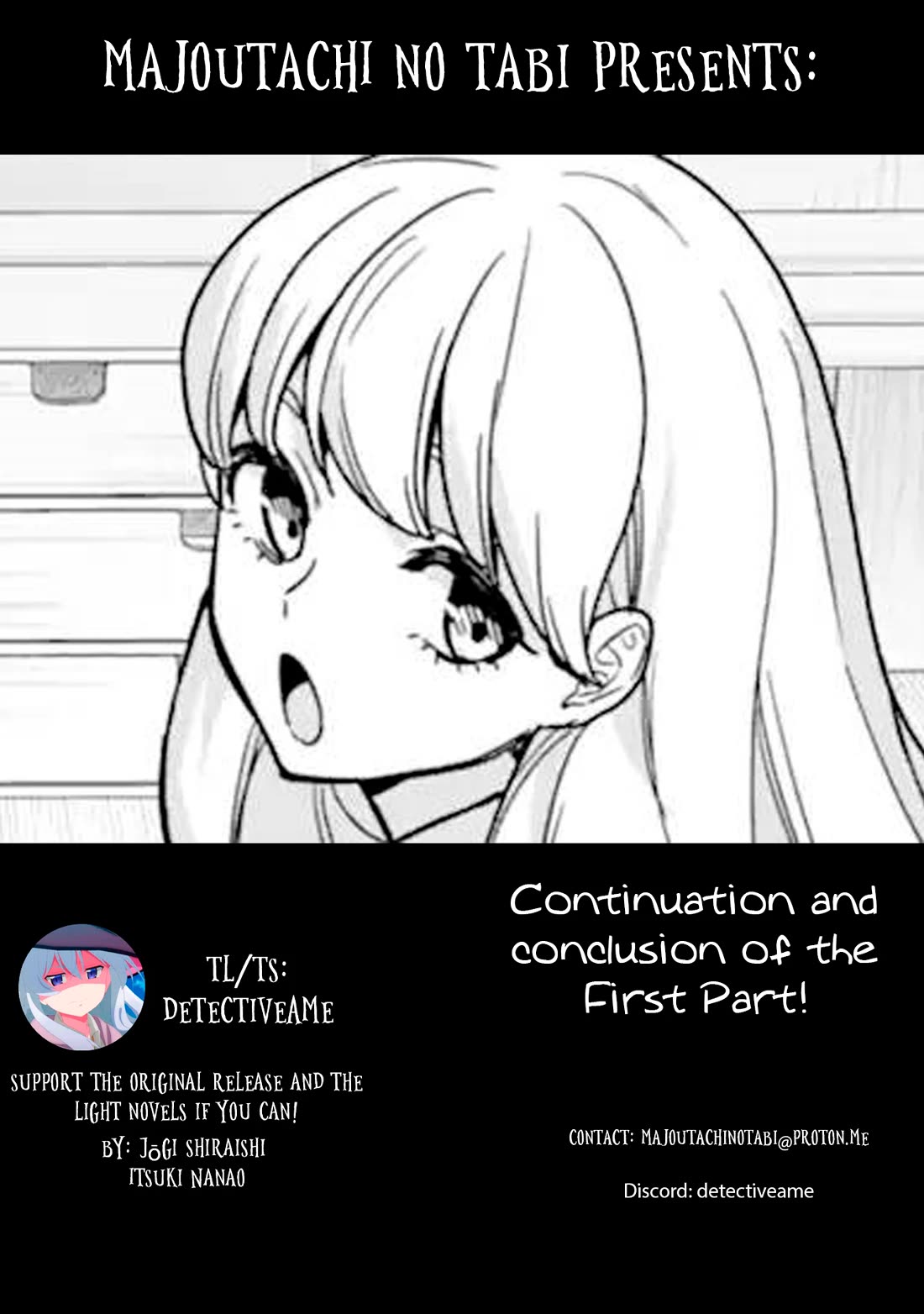 Majo no Tabitabi: The Journey of Elaina Chapter 24.2 page 1 - Chapter 24.2: Journeying The Sea Route(First Part)