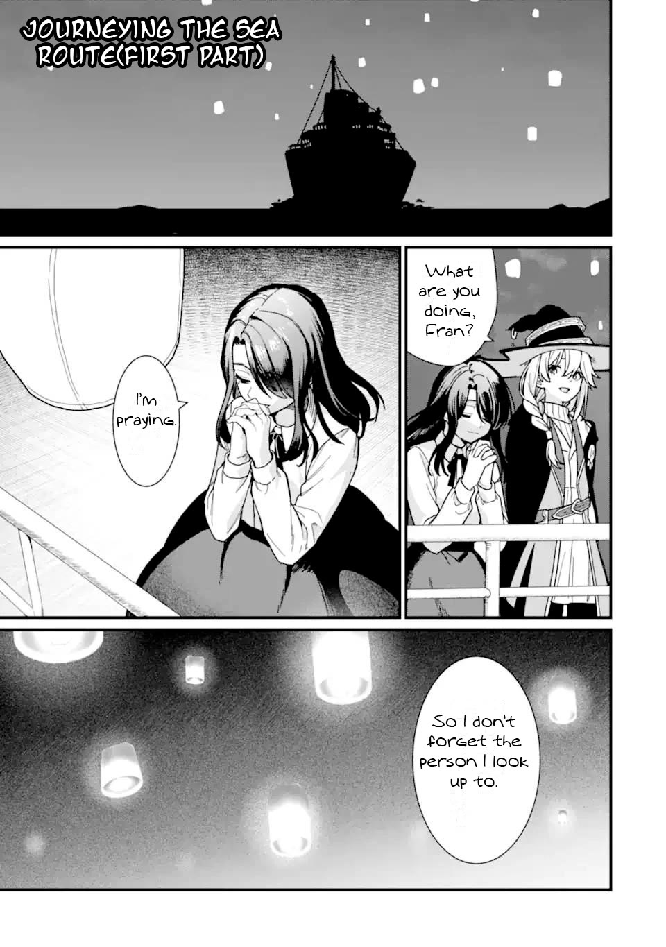 Majo no Tabitabi: The Journey of Elaina Chapter 24 page 2 - Chapter 24: Journeying The Sea Route(First Part)