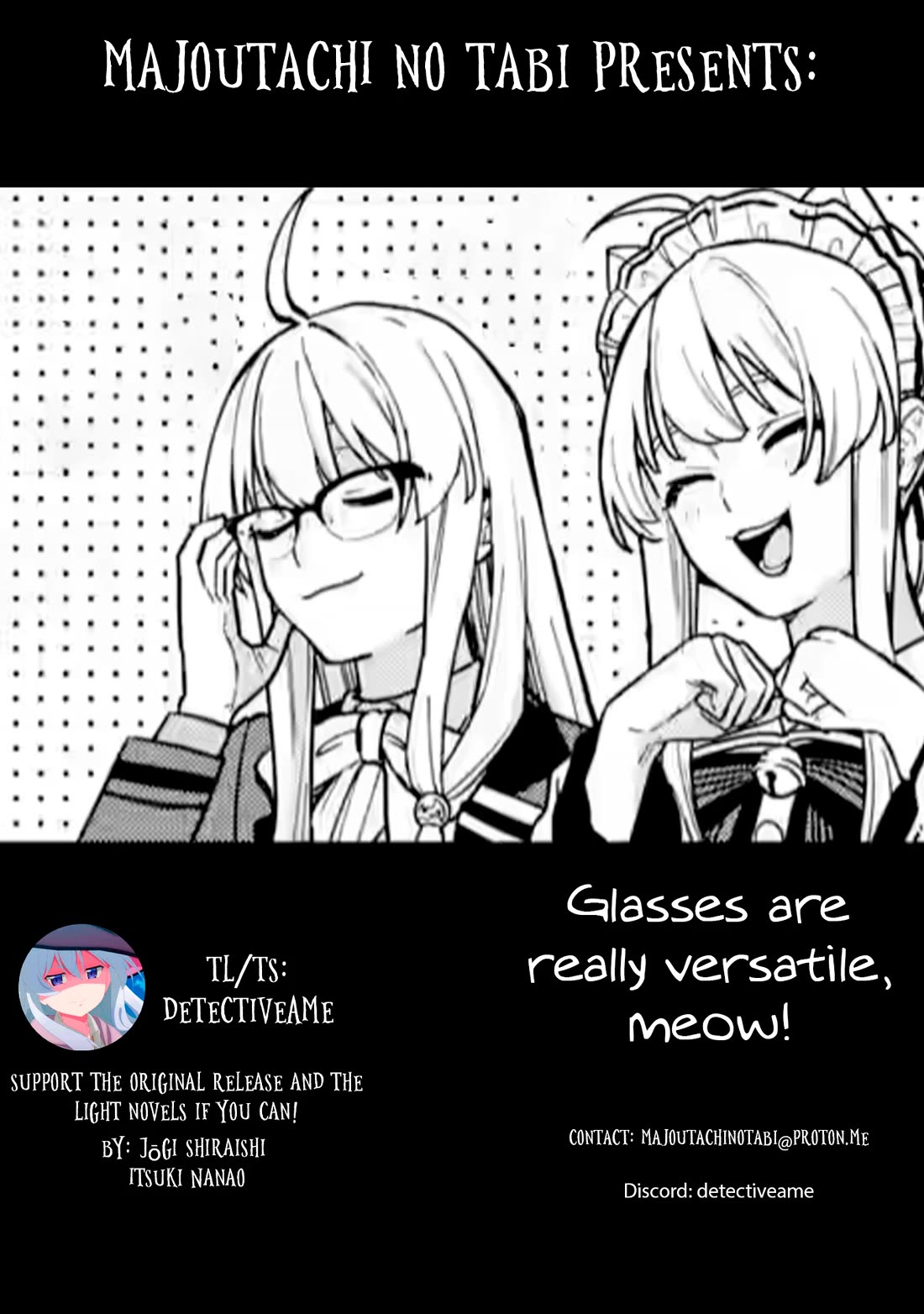 Majo no Tabitabi: The Journey of Elaina Chapter 25.2 page 1 - Chapter 25.2: Journeying The Sea Route(Part 2)